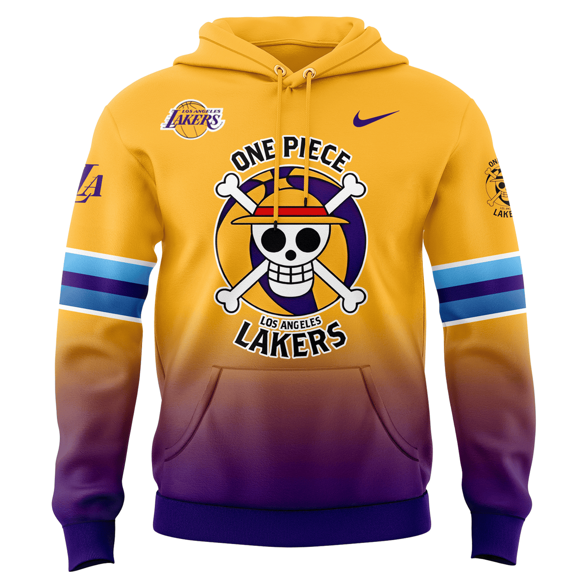 Limited Los Angeles Lakers x One Piece Hoodie