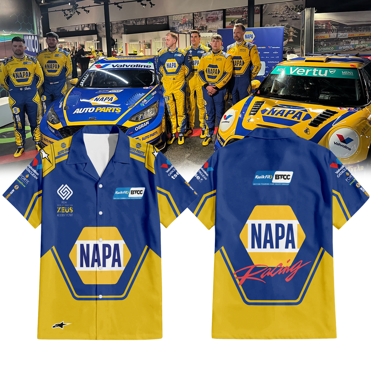 NAPA Racing UK Premium Hawaiian Shirt