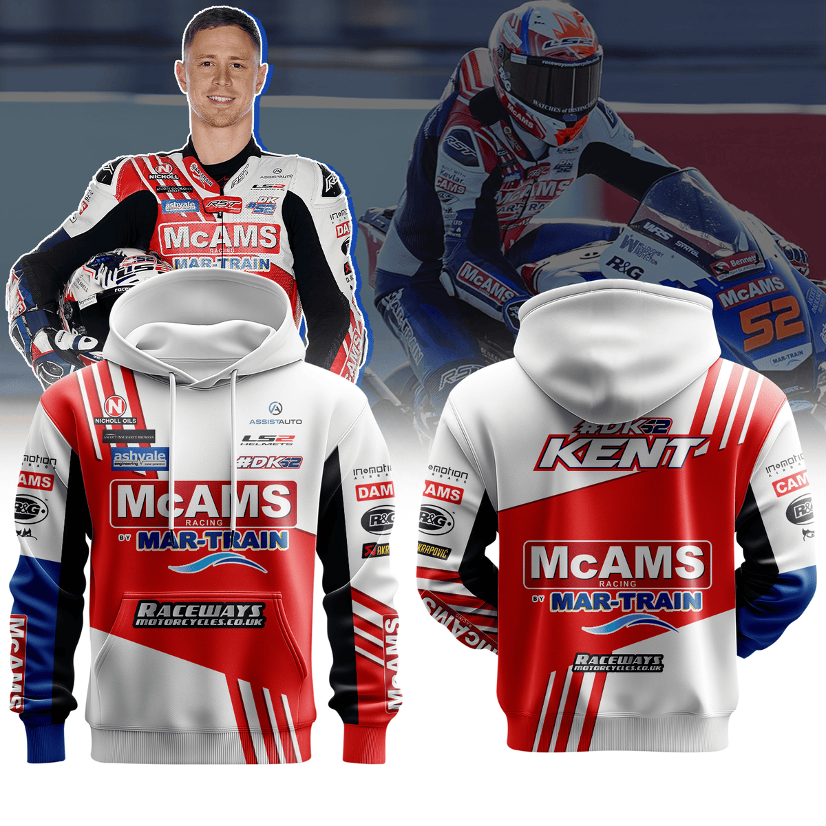 McAMS Racing Yamaha Premium Hoodie