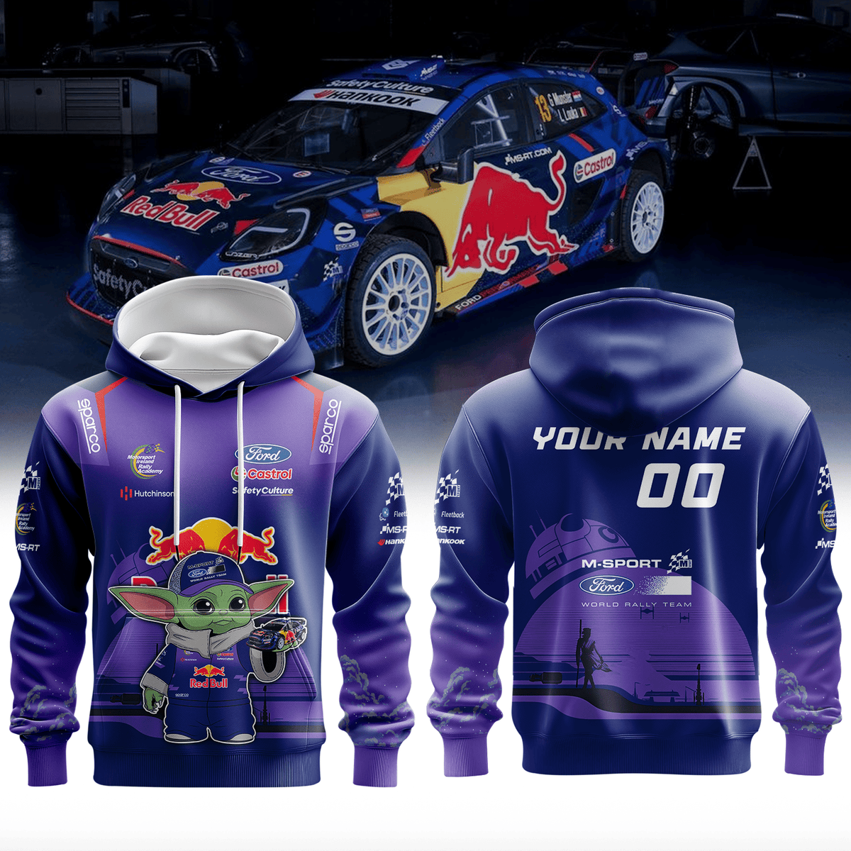 M SPORT FORD WORLD RALLY TEAM × YODA Premium 3D Racing Apparel