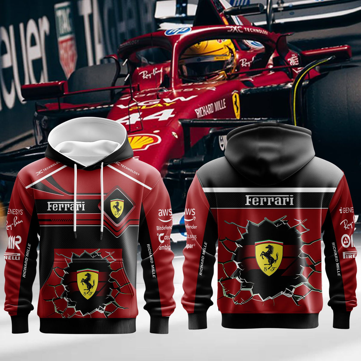 Scuderia Ferrari 3D Apparel Ultimate Combo