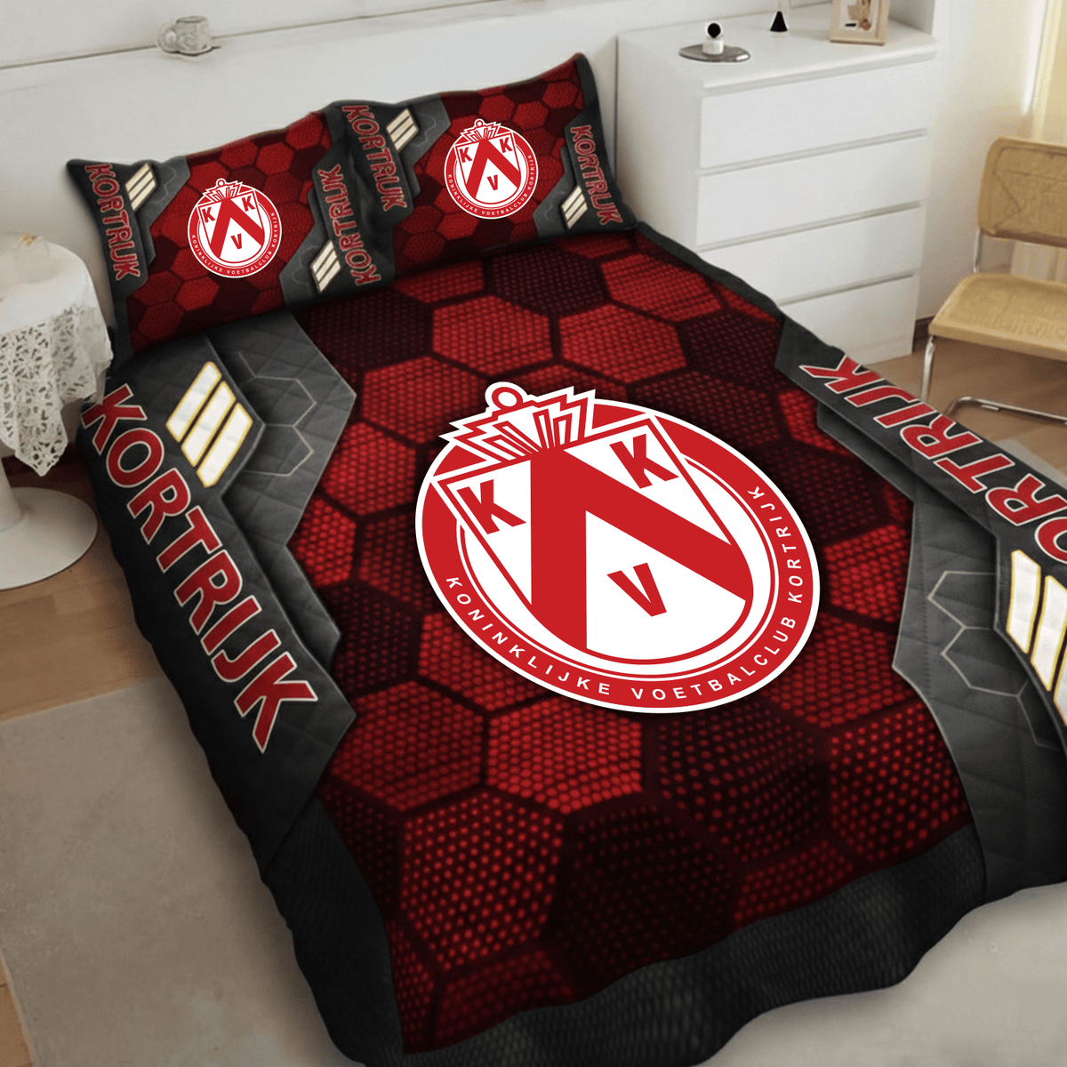 KV Kortrijk Inspired Quilt Set