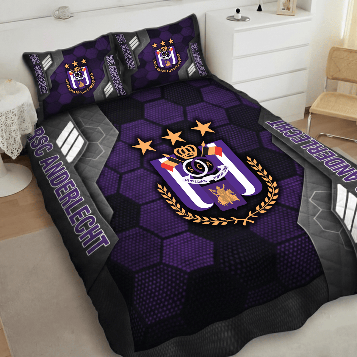 RSC Anderlecht Inspired Quilt Set