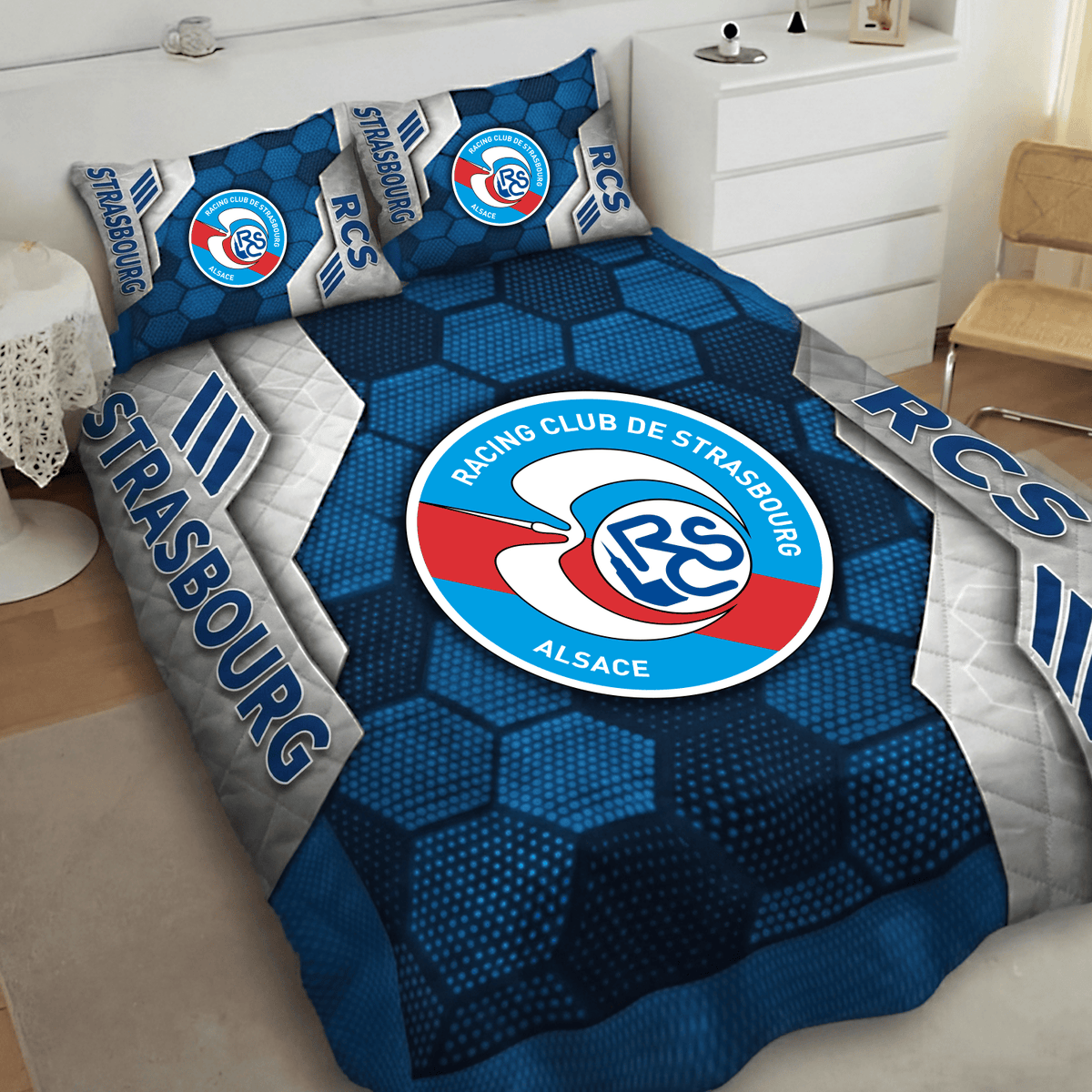 RC Strasbourg Inspired Quilt Set