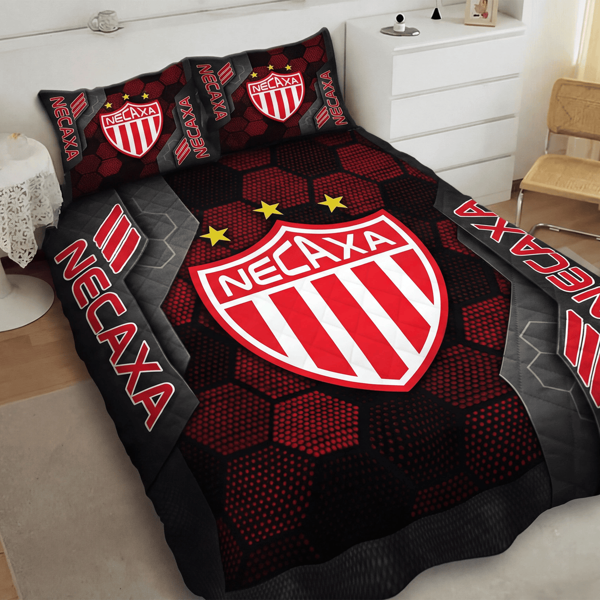 Necaxa Inspired Full Bedding Set