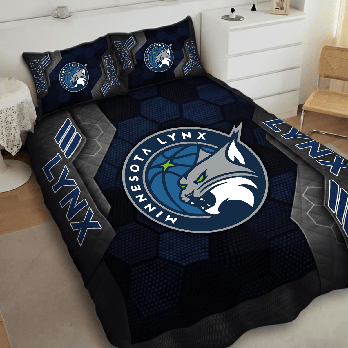 Minnesota Lynx Inspired Quilt Set