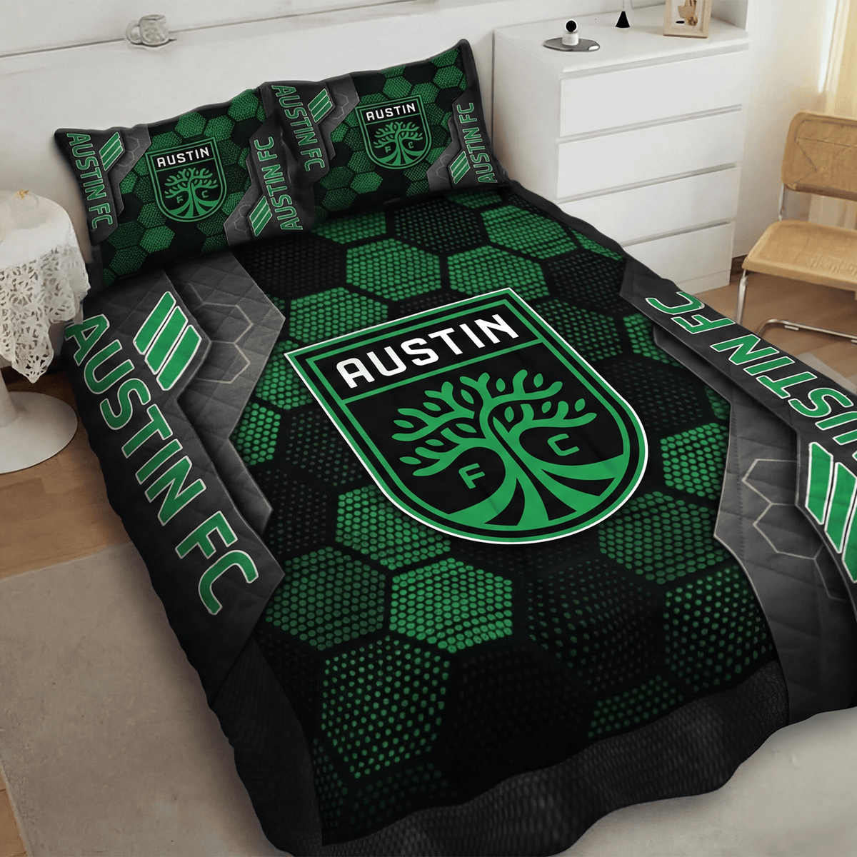 Austin FC Inspired Quilt Set
