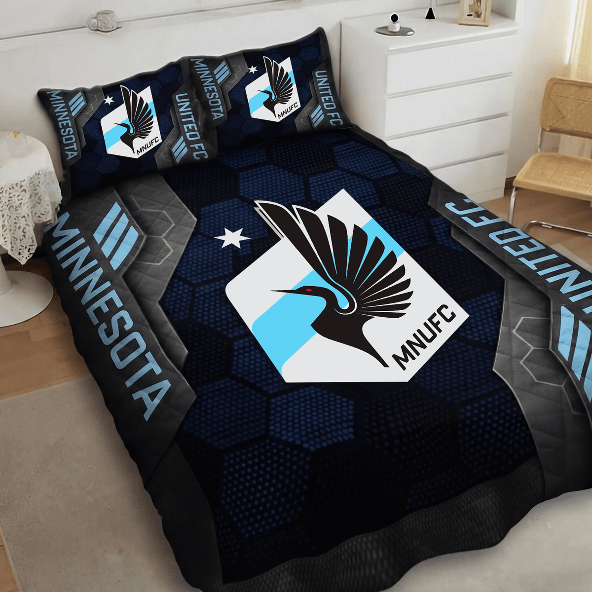Minnesota United FC Inspired Quilt Set