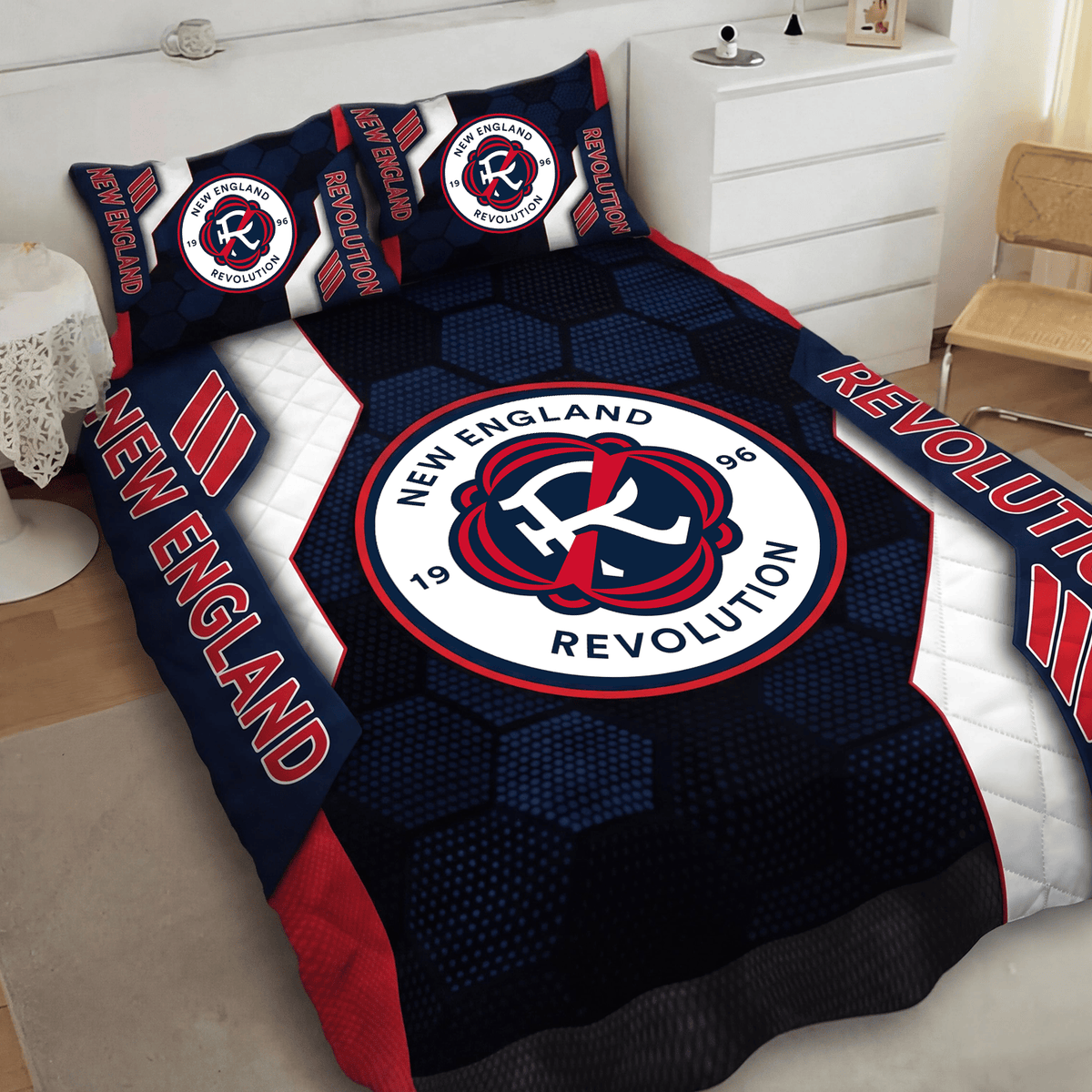New England Revolution Inspired Quilt Set