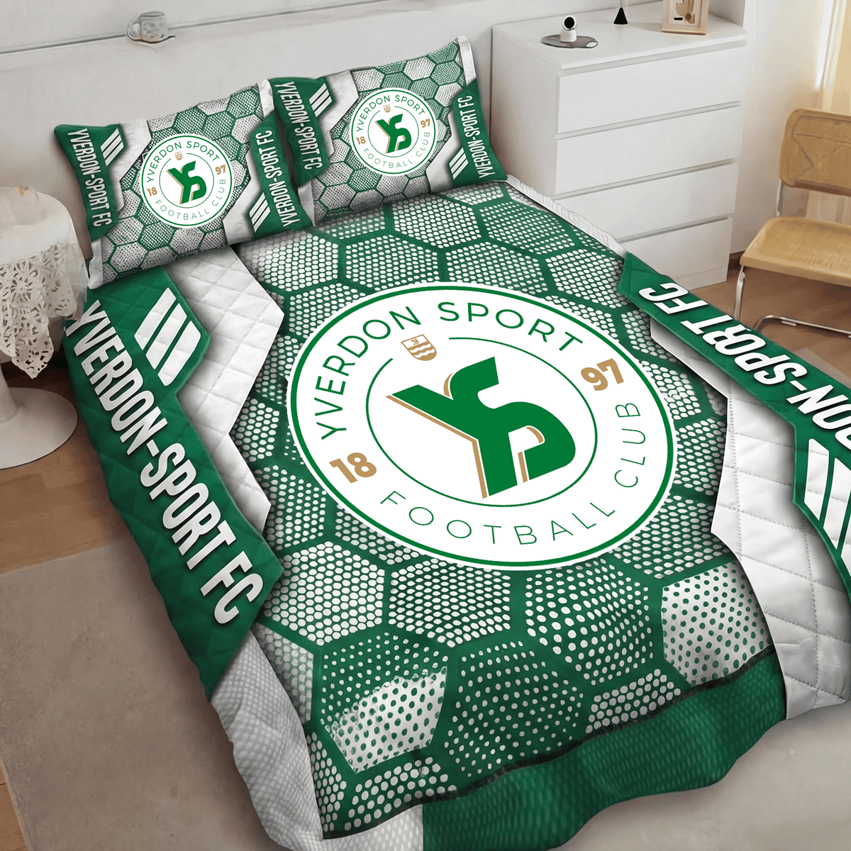 Yverdon-Sport FC Inspired Full Bedding Set