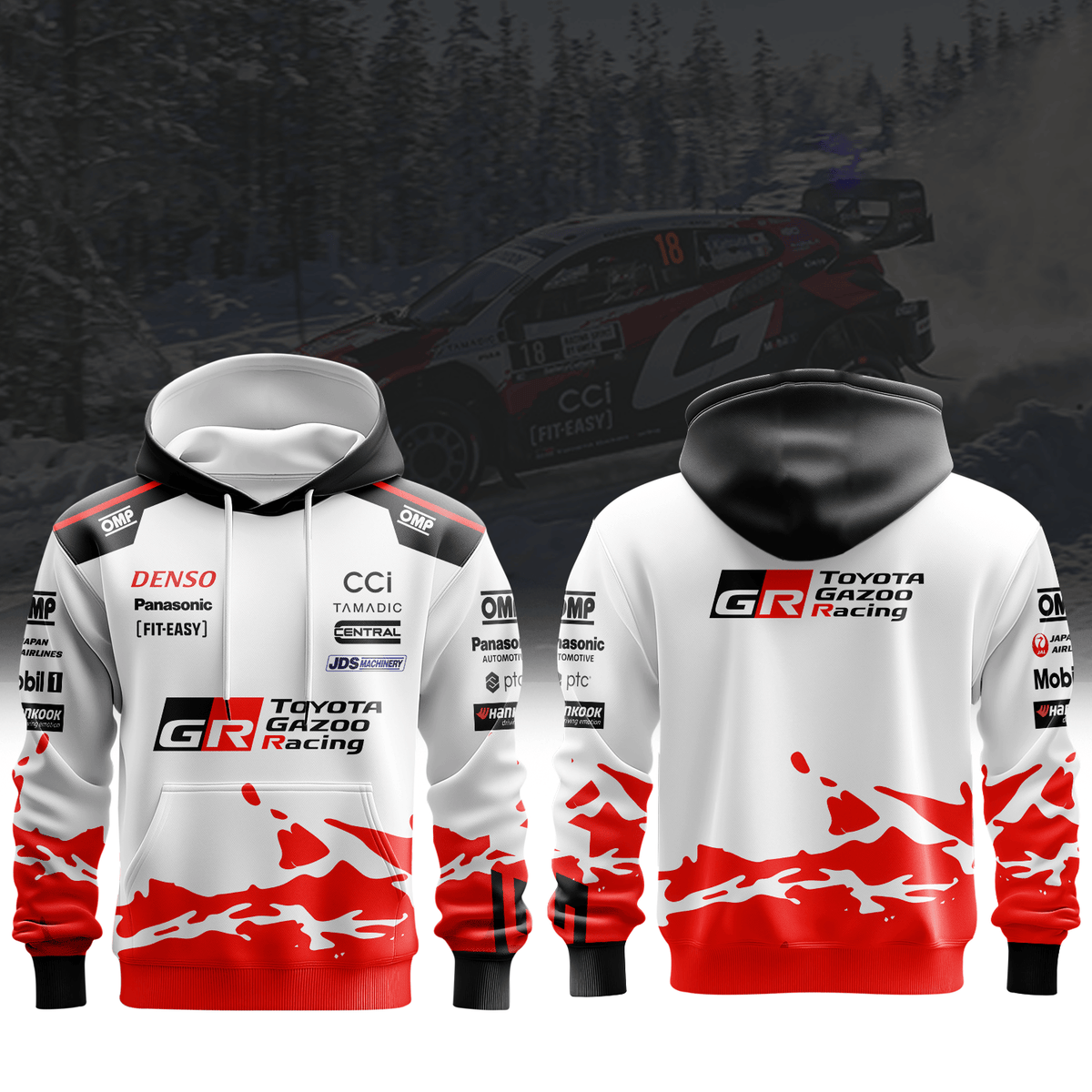 TOYOTA GAZOO RACING WORLD RALLY TEAM V2 Premium 3D Racing Apparel 2026