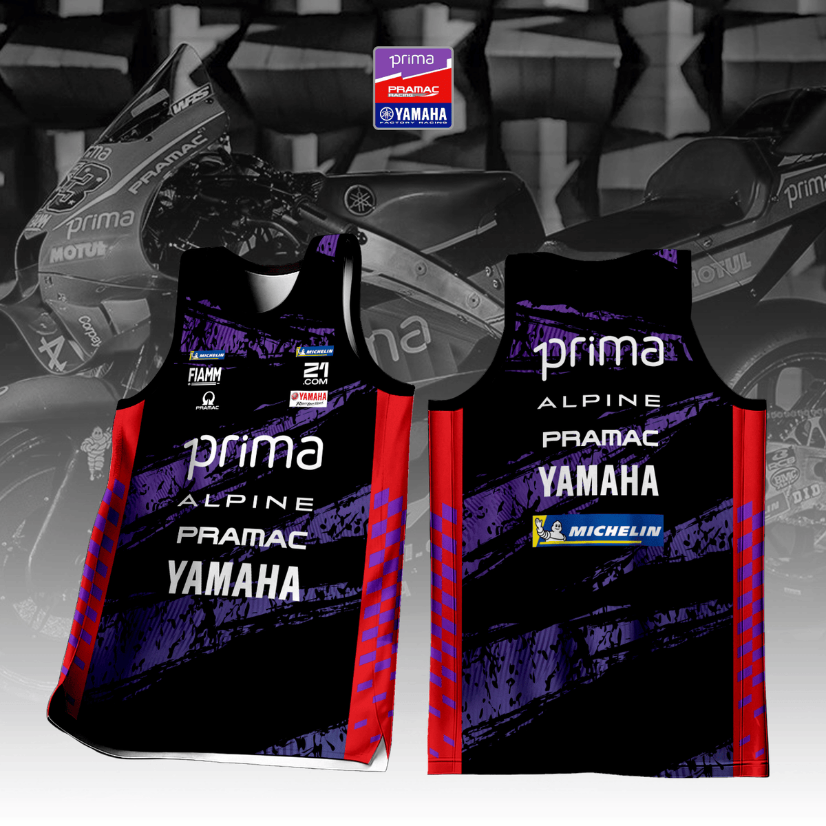 Prima Pramac Yamaha MotoGP Inspired Tank Top