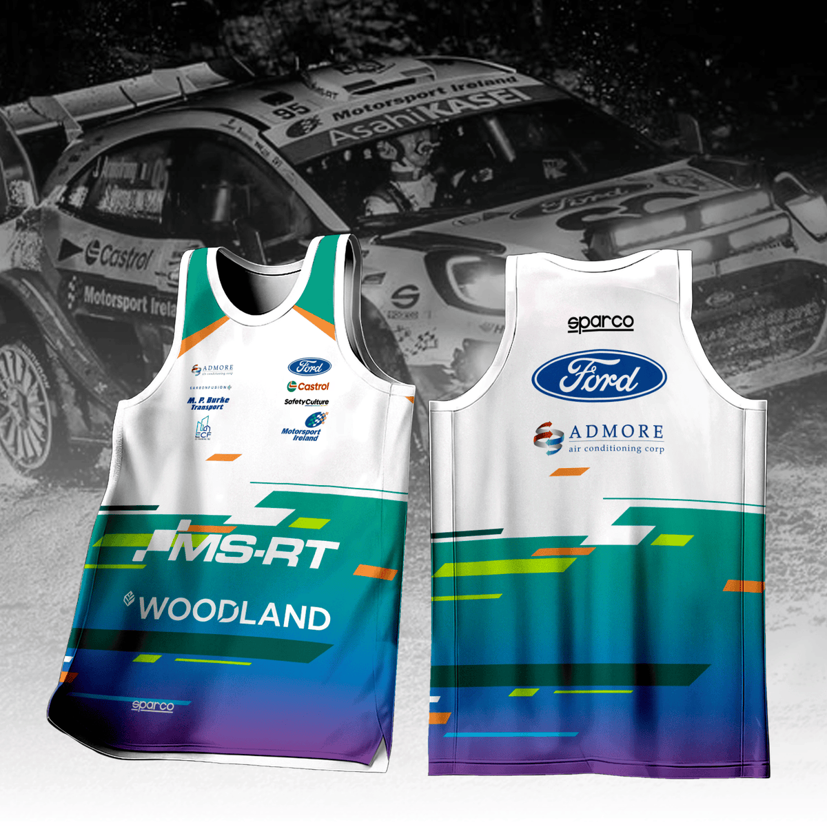 M SPORT FORD WORLD RALLY TEAM V1 Inspired Tank Top