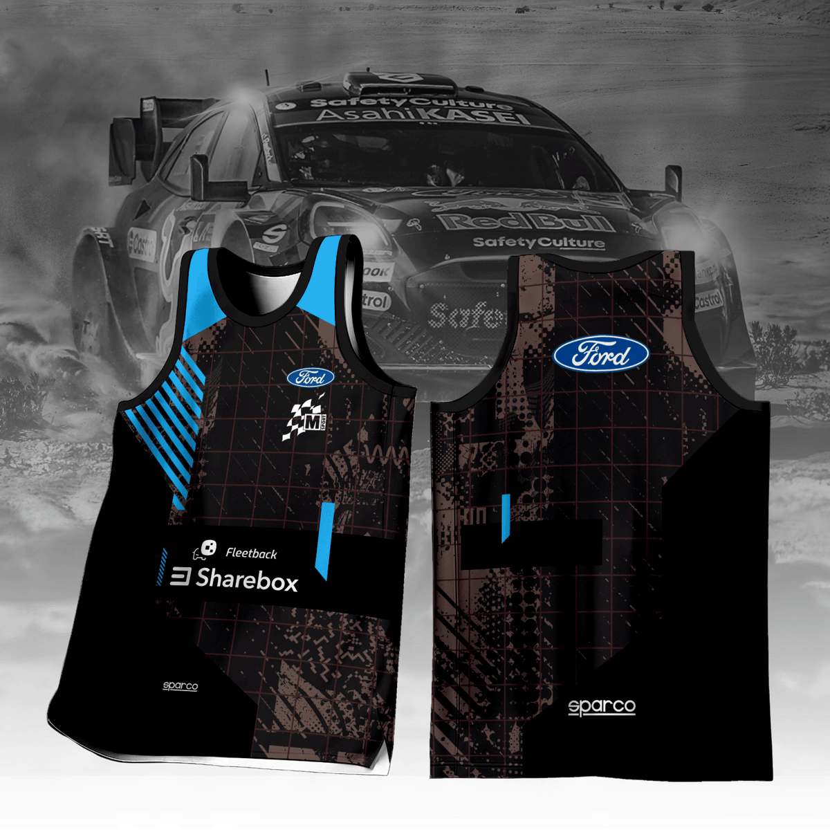 M SPORT FORD WORLD RALLY TEAM V3 Inspired Tank Top