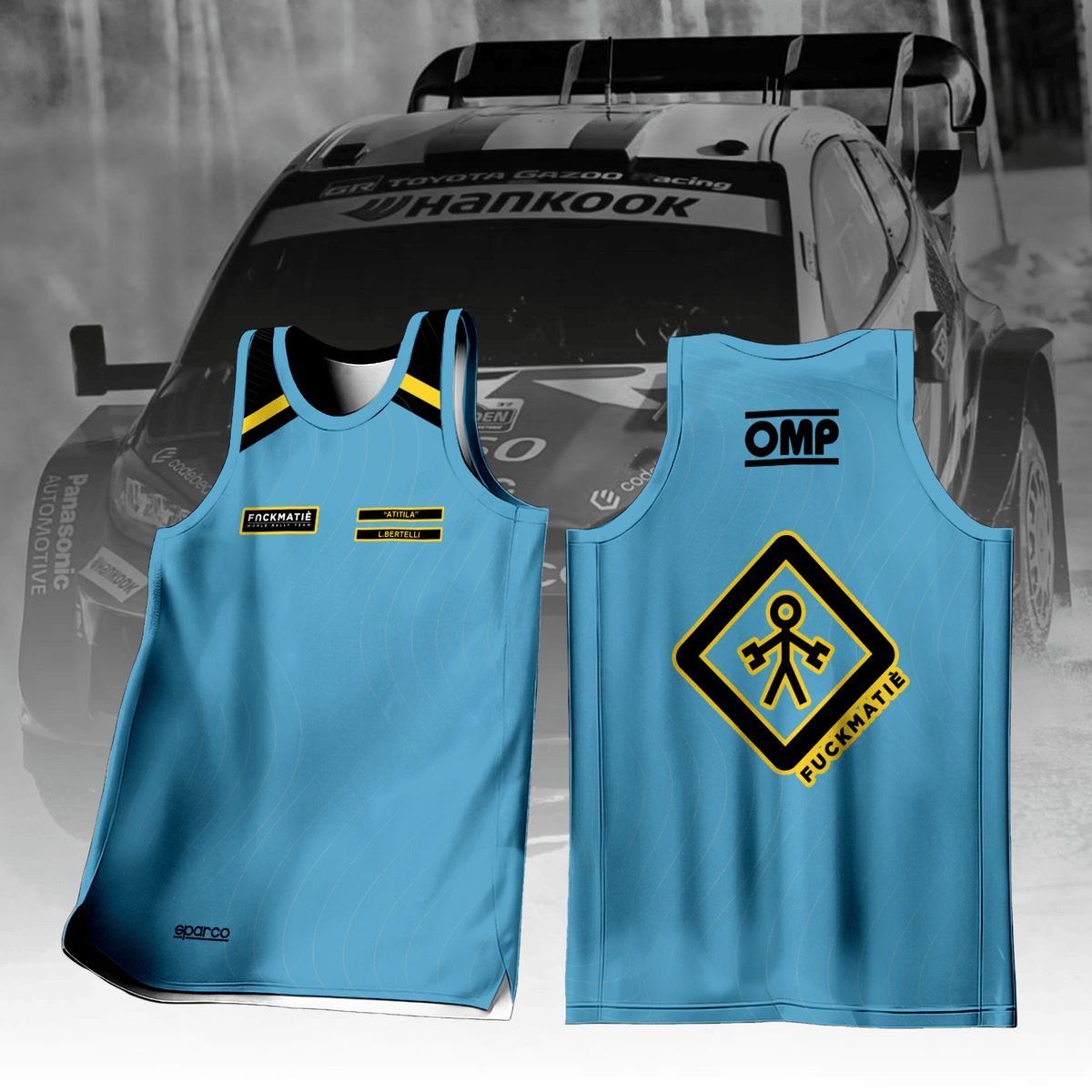 TOYOTA GAZOO RACING WORLD RALLY TEAM V1 Inspired Tank Top