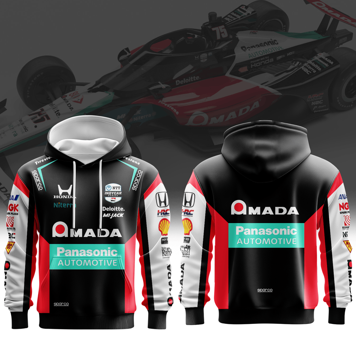 Rahal Letterman Lanigan Racing Takuma Sato Inspired 3D Apparel