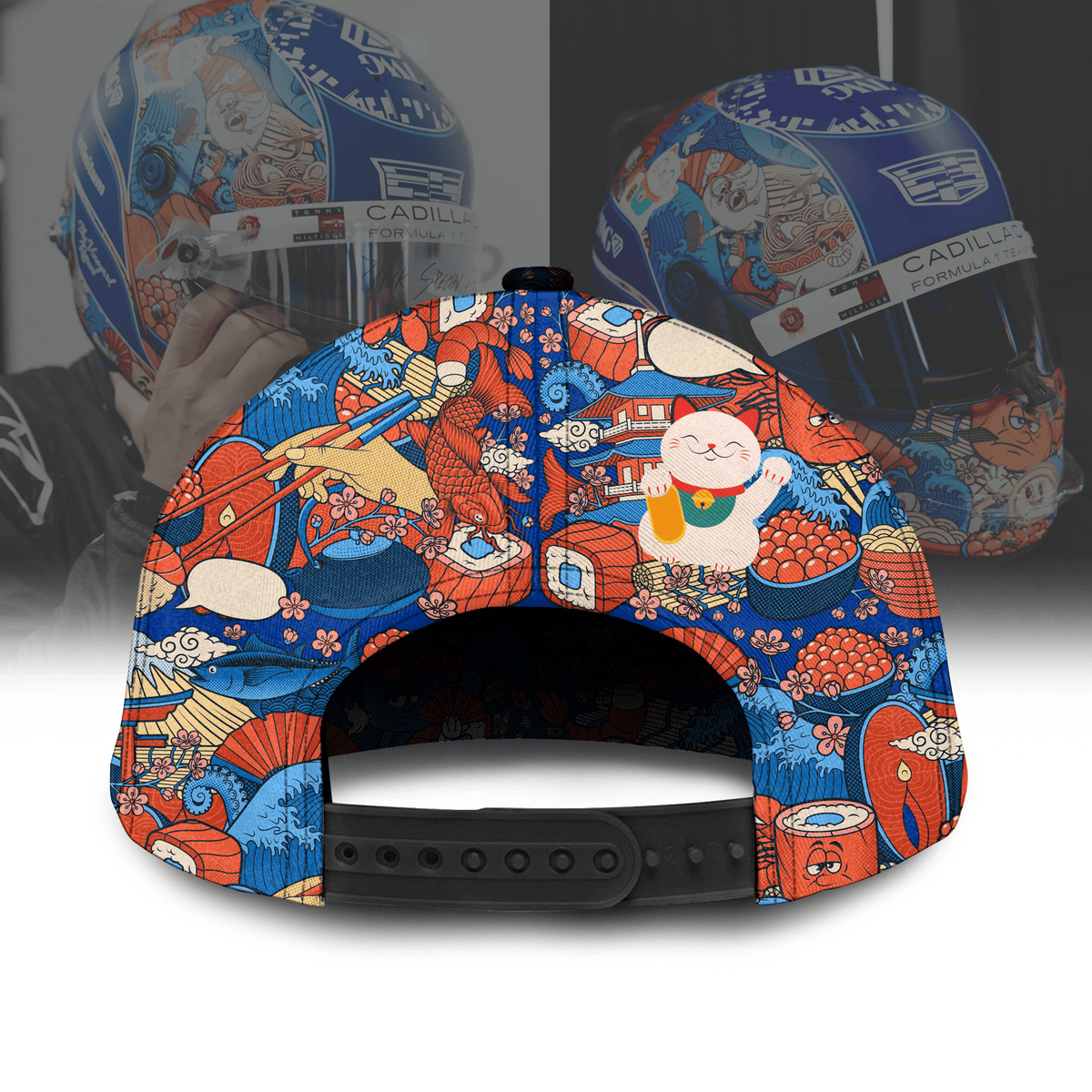VB Helmet Japan GP Inspired 3D Racing Apparel Combo 🇯🇵🏁