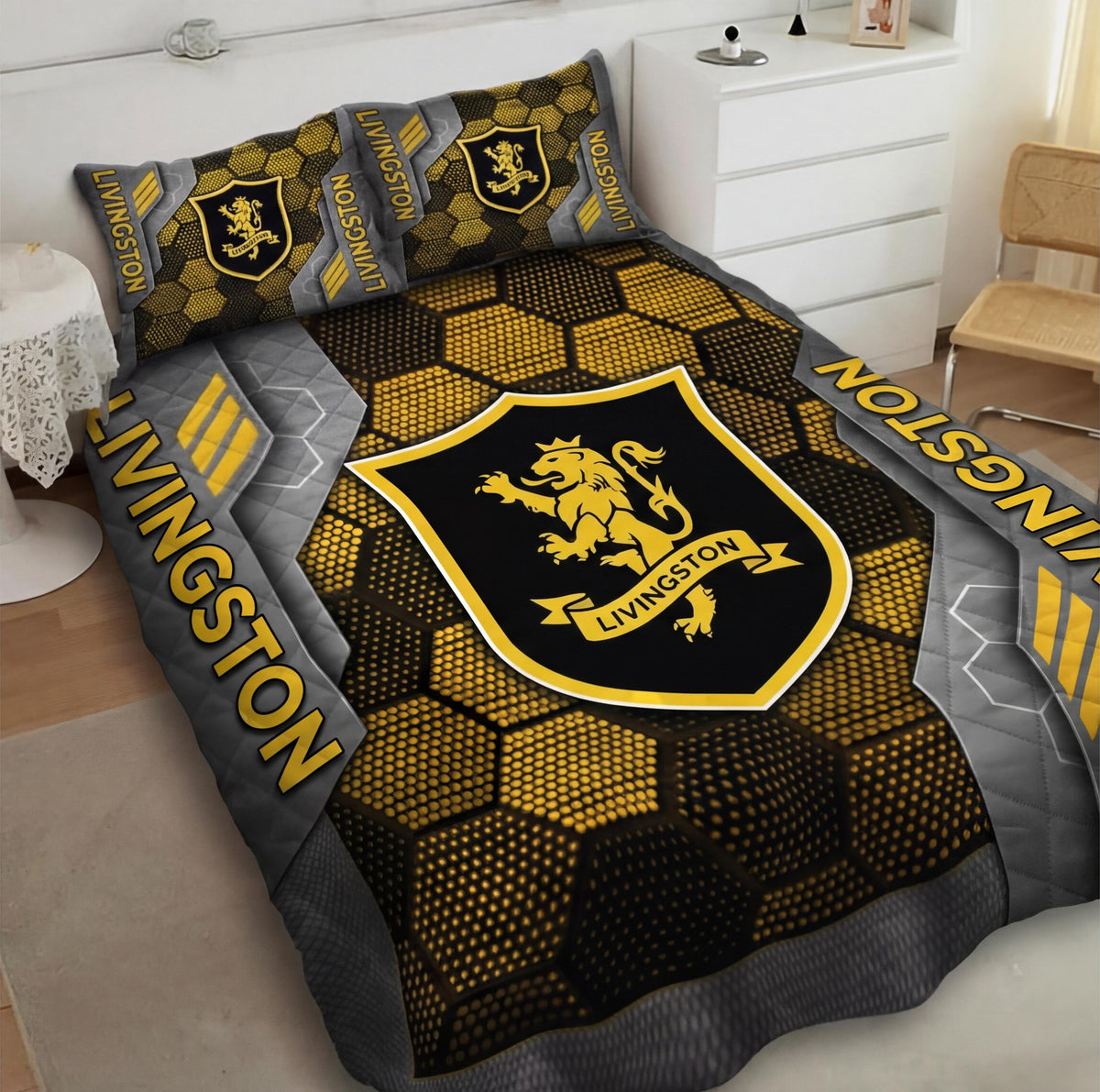 Livingston Football Club Full Bedding Set 161V2