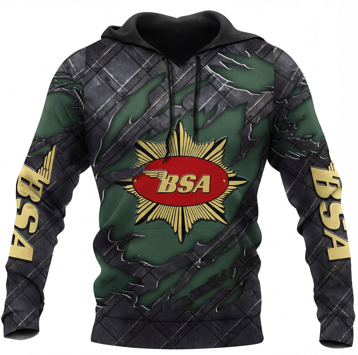 BSA Black Metal  3D Apparel Hoodie, Kid Hoodie, T Shirt, Zip Hoodie, Sweatshirt